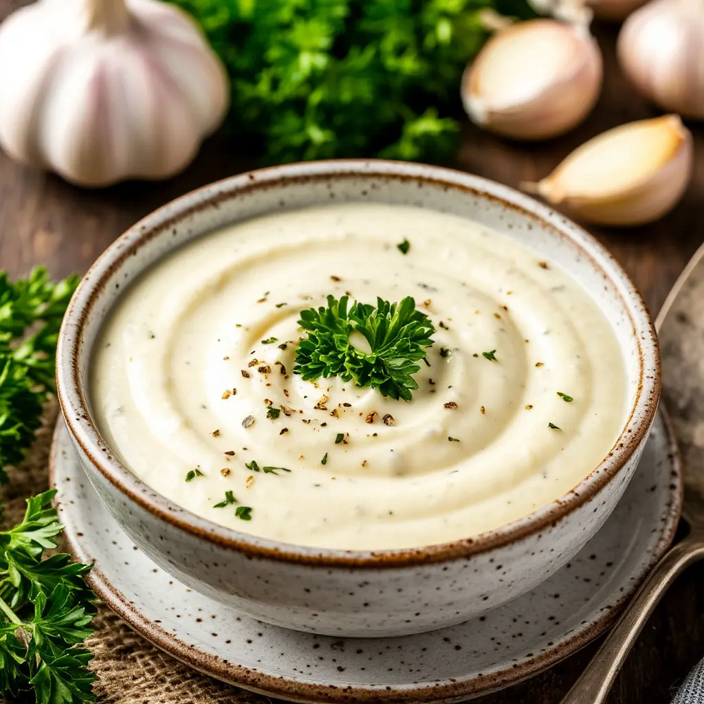 Knoblauch-Creme