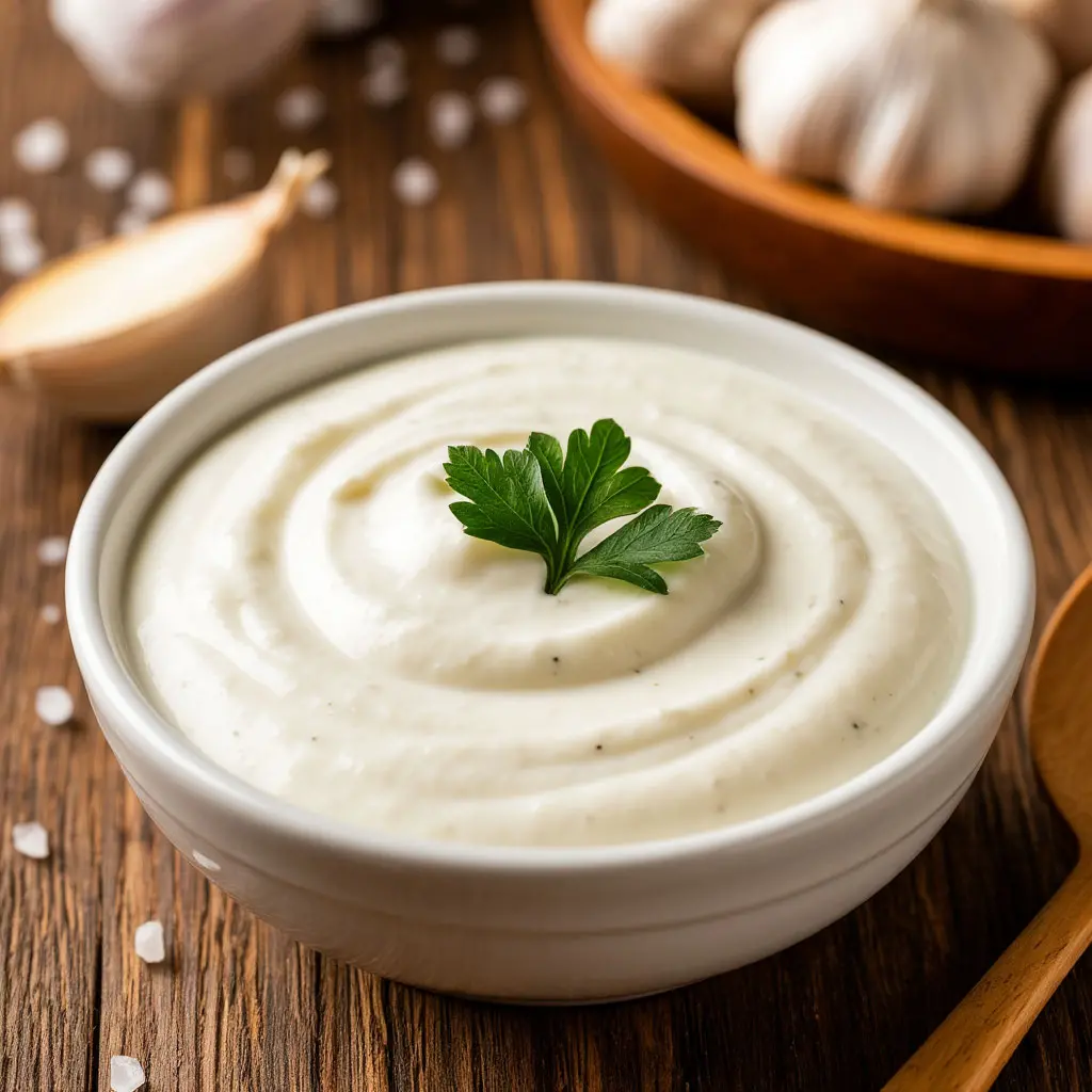 Knoblauch-Creme