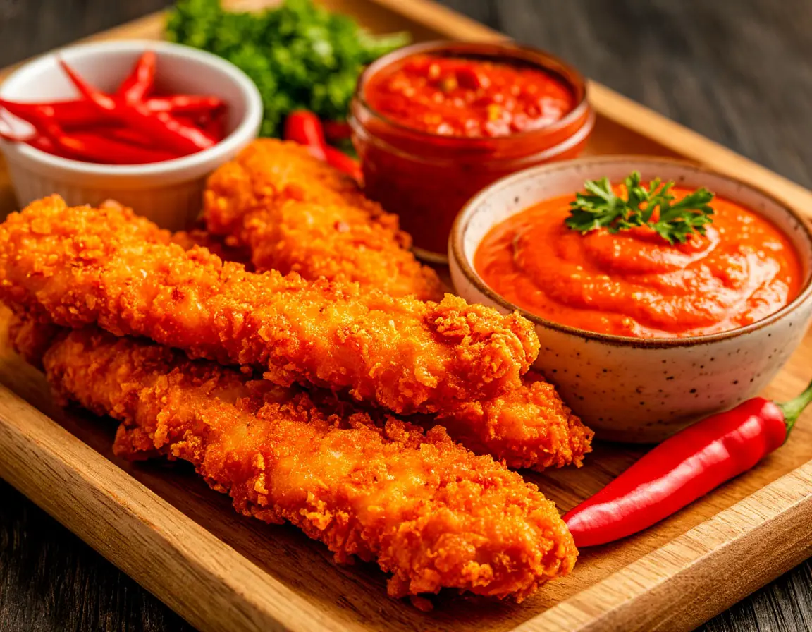 Fiery Chicken Strips